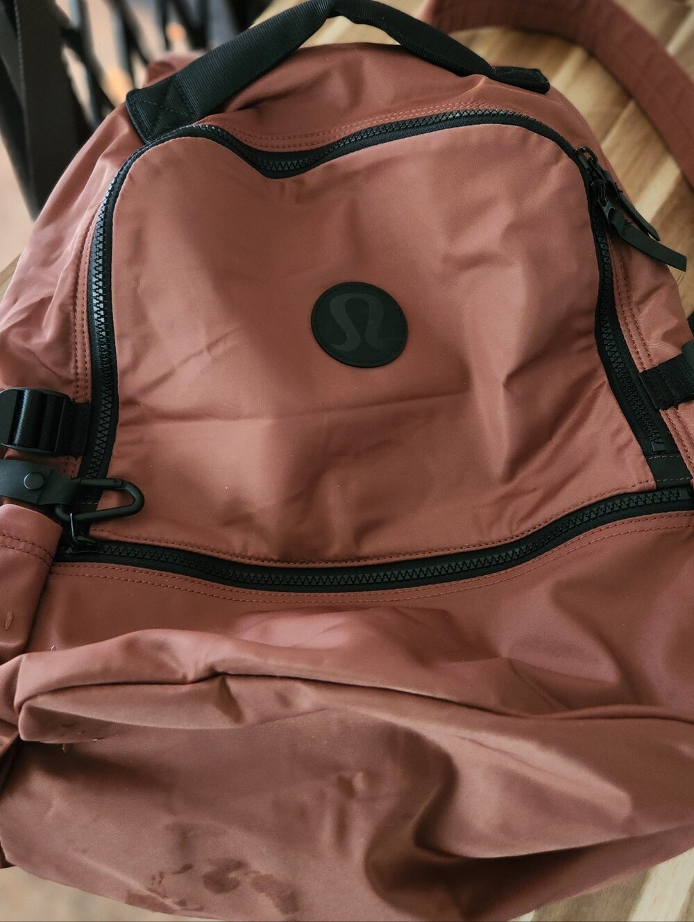 lululemon athletica Rust Backpack with Black Accents